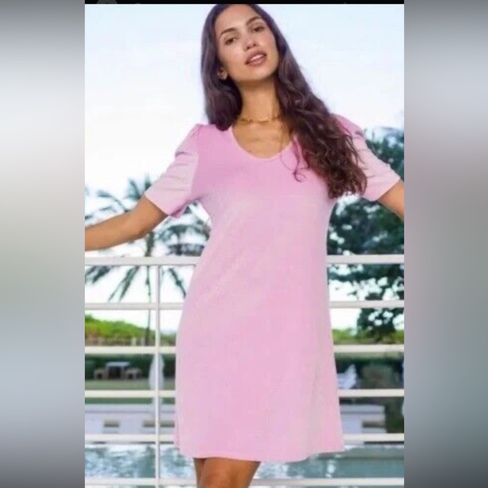 NWT Generation Love V - Neck Arietta Bubblegum Pink Dress  - Size XS